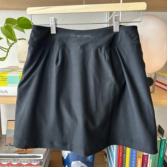Outdoor Voices Black Court Skort Skirt - Picture 2 of 3